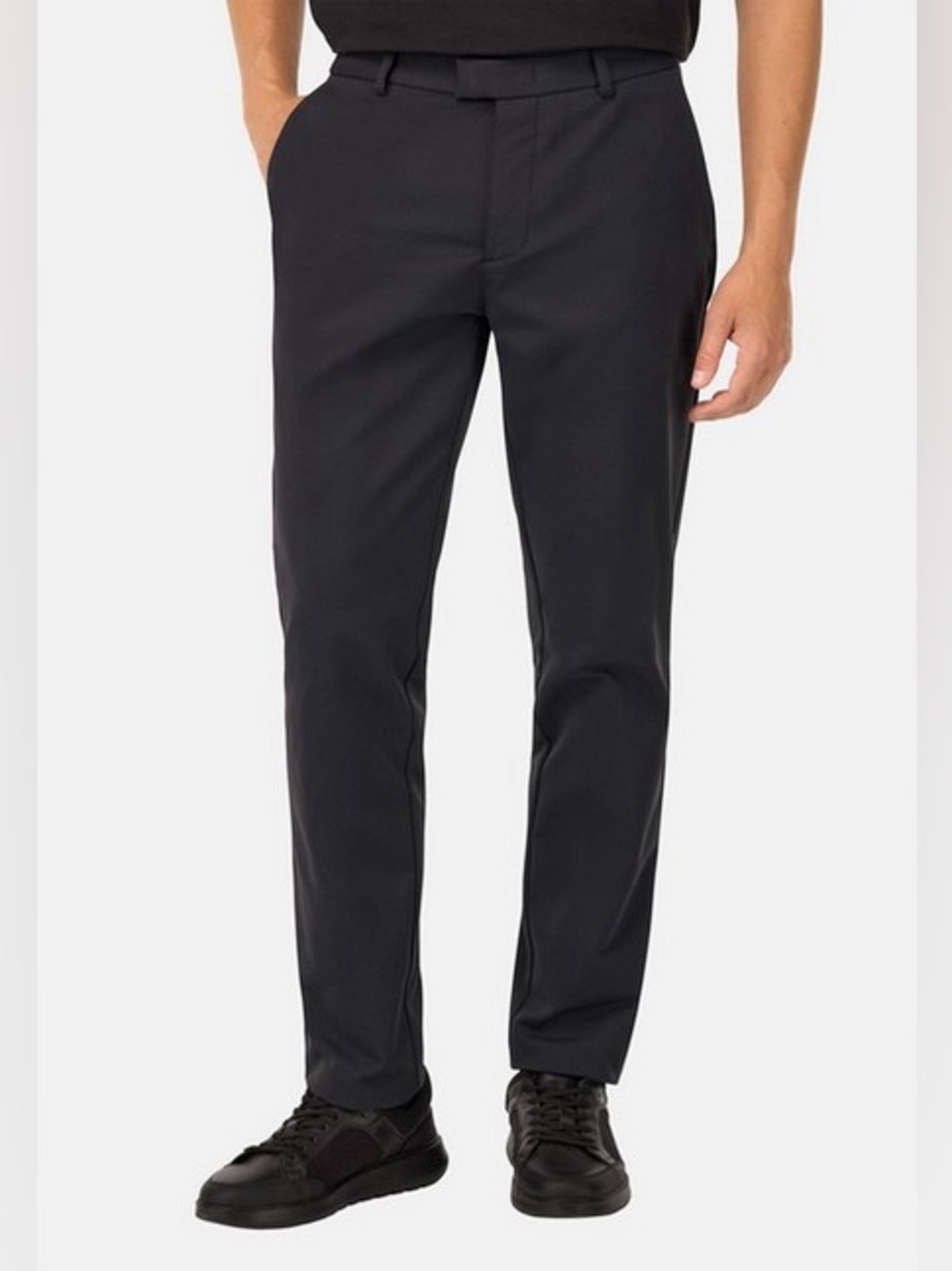 ✨ BOGGI MILANO ✨ Technical Tricotine Pants in Navy Size 34